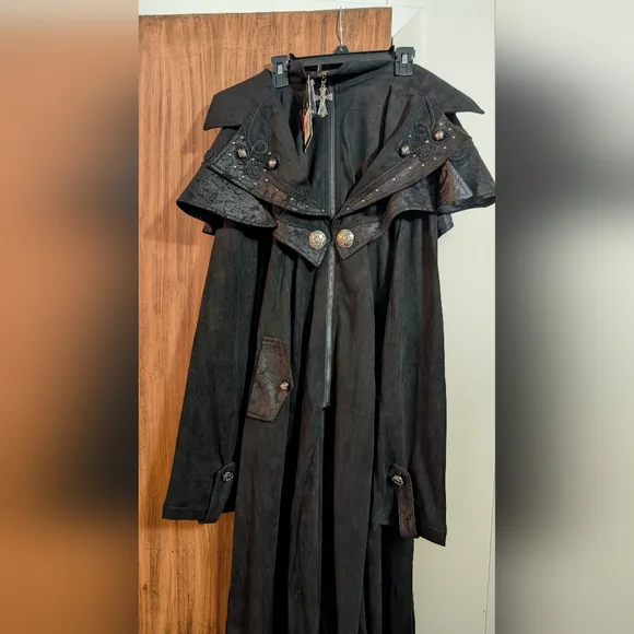 Devil Fashion Women's Trench Coat - Picture 3 of 7